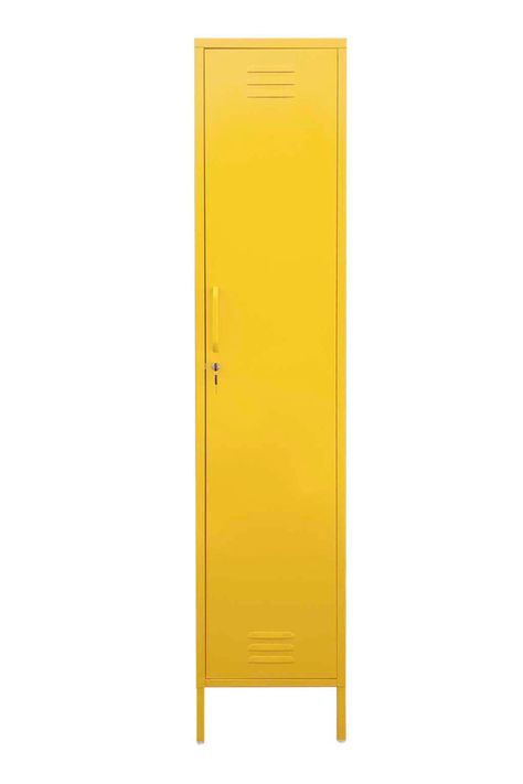 Locker Casa Amarillo Repisas Regulables y Barra-0