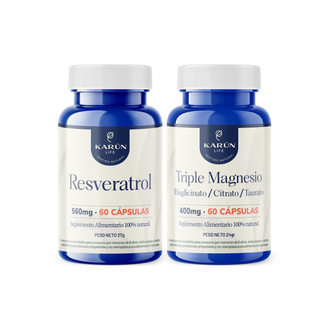 Pack Recuperación Triple Magnesio + Resveratrol  Karun Life-0