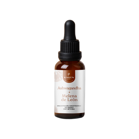 Extracto de Ashwagandha + Melena de Leon 30 Ml Karun Life-0