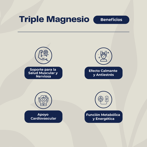 Triple Magnesio Bisglicinato, Citrato , Taurato 400mg 60 Cap Karun Life-3
