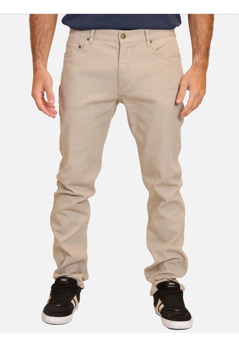 Pantalon Clasico Molokai Beige Hombre Maui And Sons-0