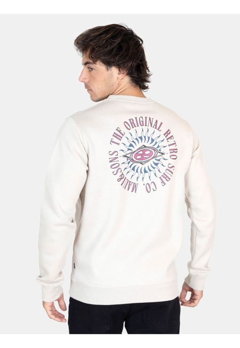 Poleron CR Flamingo Beige Hombre Maui And Sons-1