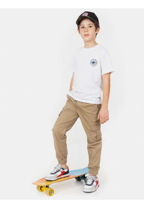 Polera MC Mini Retro Palms Blanco Niño Maui And Sons-2