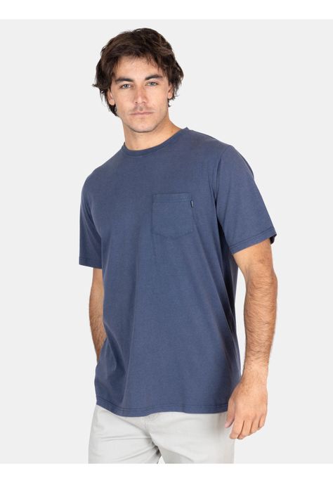 Polera MC Noho Kai Azul Hombre Maui And Sons-0