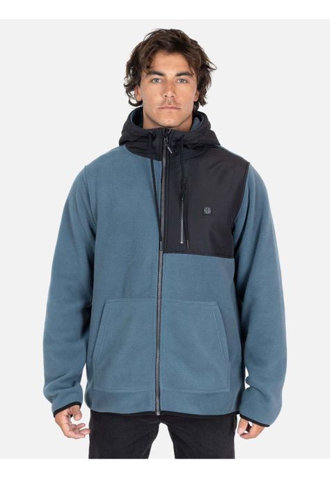 Poleron Micropolar TikiTik Celeste Hombre Maui And Sons-0