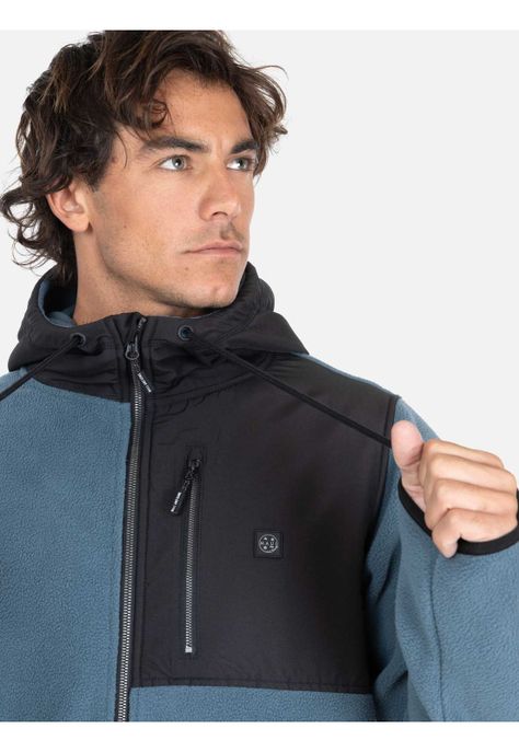 Poleron Micropolar TikiTik Celeste Hombre Maui And Sons-2