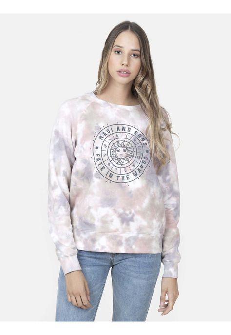 Cuello Redondo Mujer EARTH Multicolor Maui and Sons-0