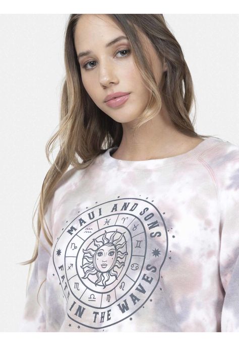 Cuello Redondo Mujer EARTH Multicolor Maui and Sons-2