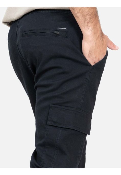 Jogger Islander Negro Hombre Maui And Sons-2
