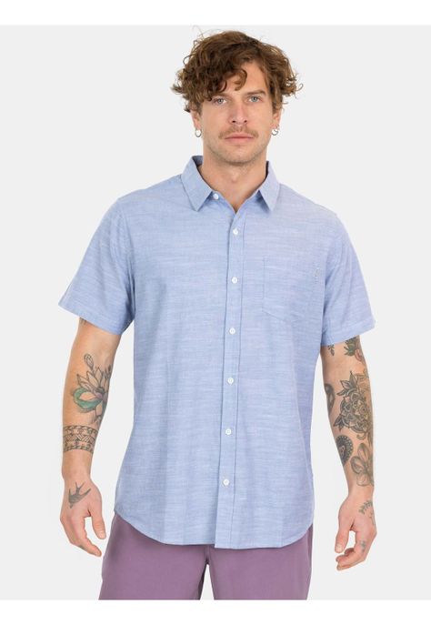 Camisa MC Fantasy Sty Celeste Hombre Maui And Sons-0