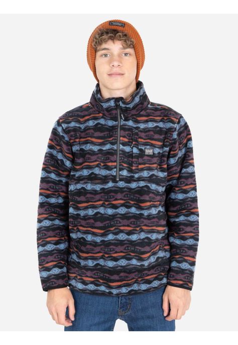 Poleron Micropolar Aqua Multicolor Infantil Maui And Sons-0