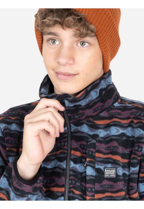 Poleron Micropolar Aqua Multicolor Infantil Maui And Sons-2
