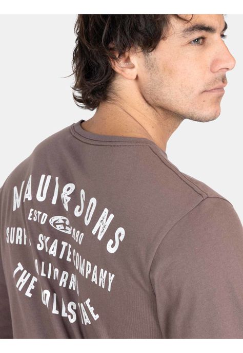 Polera ML Golden Café Hombre Maui And Sons-2