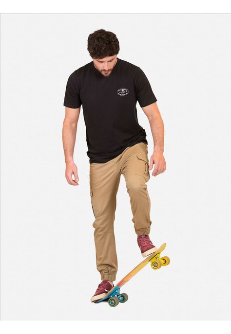 Polera MC Graffiti Grove Negro Hombre Maui And Sons-3