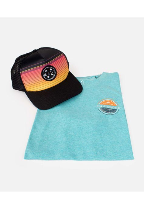 Pack Polera Jockey Infantil Azul Maui and sons-3
