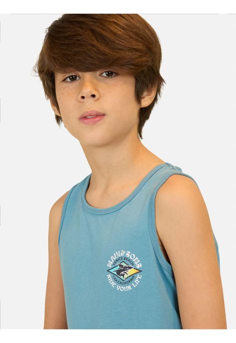 Polera S/M Amaral Celeste Niño Maui And Sons-2