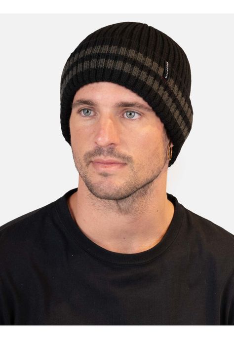 Gorro Himalaya Negro Hombre Maui And Sons-0