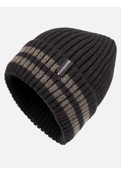 Gorro Himalaya Negro Hombre Maui And Sons-1