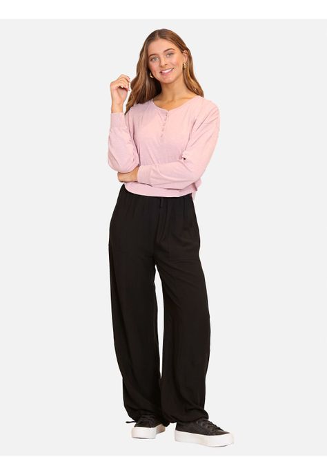 Polera ML Good Life Rosado Mujer Maui And Sons-3