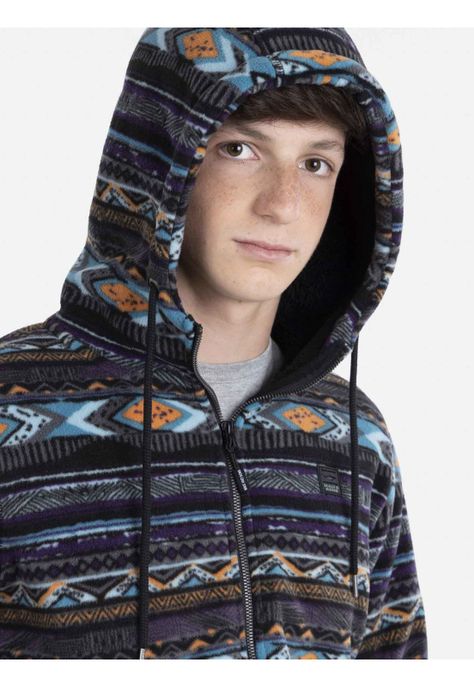 Poleron CRAZY WAVES Juvenil Multicolor Maui and Sons-2