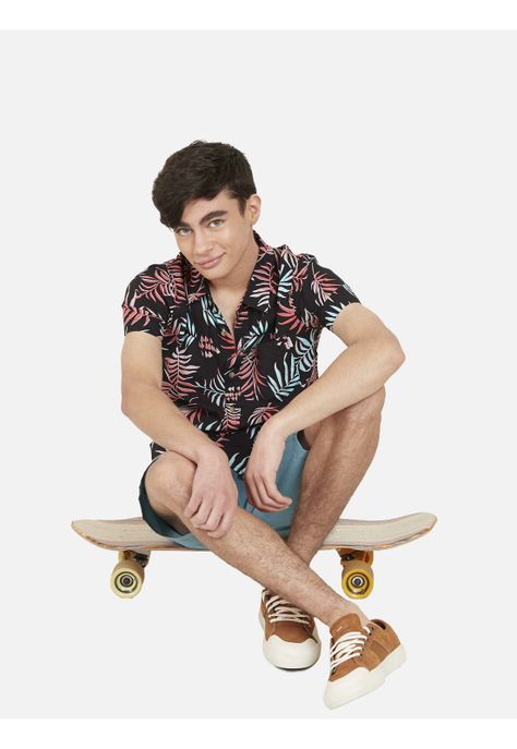 Bermuda CHINO FIT CLASSIC Juvenil Hombre Gris Oscuro Maui And Sons-3