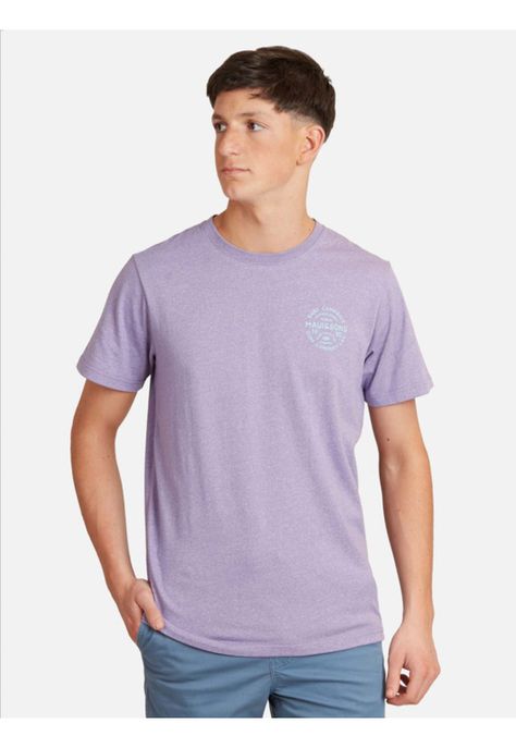 Polera Huntington Beach Juvenil Hombre Morado Maui And Sons-0