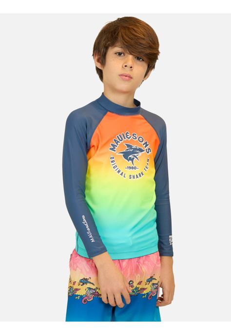 Polera UVP Lion Multicolor Niño Maui And Sons-0