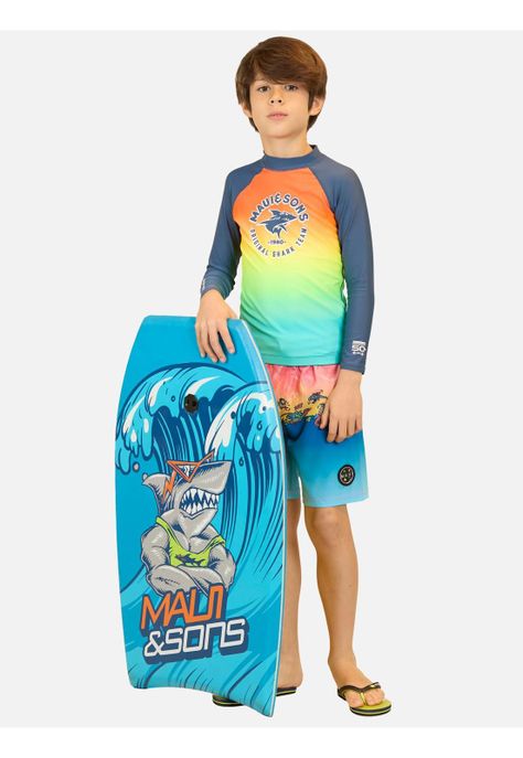 Polera UVP Lion Multicolor Niño Maui And Sons-3