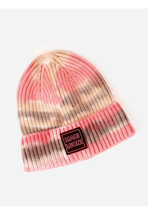 Gorro Lines Mujer Rosado Maui And Sons-0