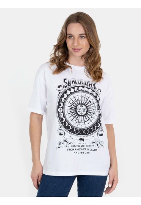 Polera From Another Glory Blanco Mujer Maui And Sons-0