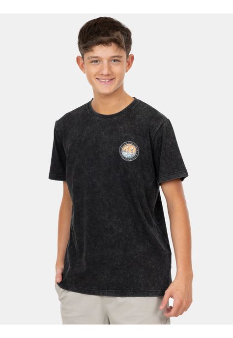 Polera MC Beach Sunrise Negro Infantil Maui And Sons-0
