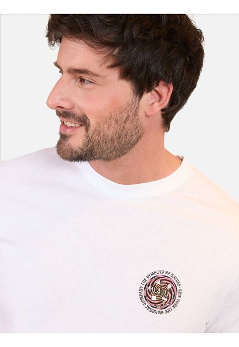 Polera MC Asphalt Aspen Blanco Hombre Maui And Sons-2