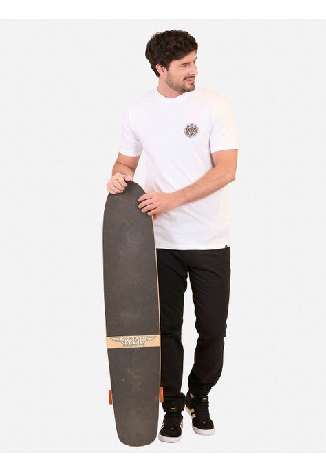 Polera MC Asphalt Aspen Blanco Hombre Maui And Sons-3