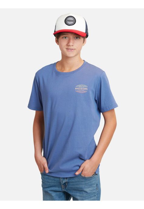 Pack Polera Jockey Infantil Azul Maui and sons-0