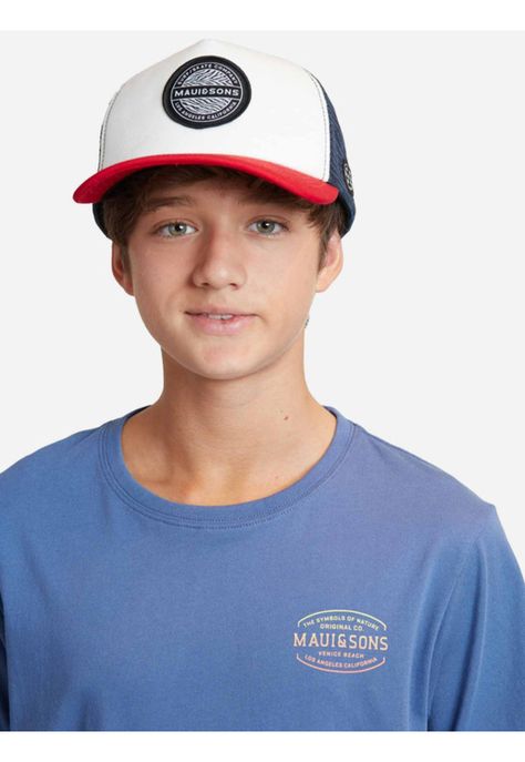 Pack Polera Jockey Infantil Azul Maui and sons-2