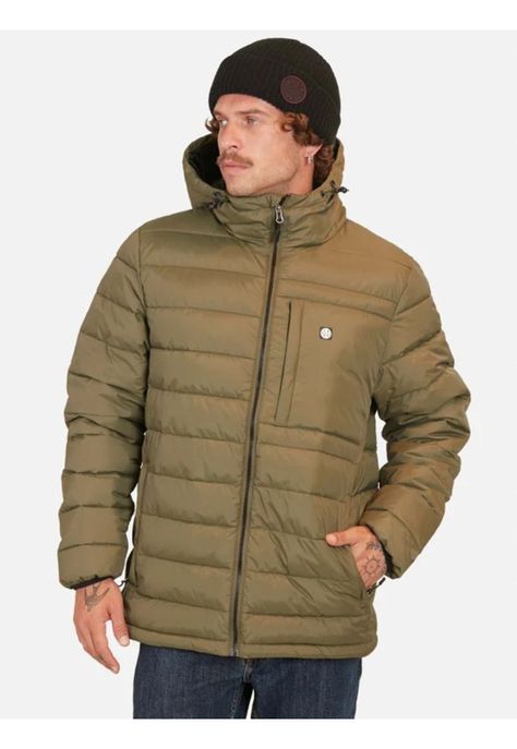 Parka Puffa Hauula Verde Hombre Maui And Sons-0