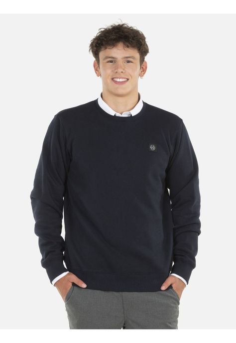 Poleron Hombre Escolar 5E102-MC20 Azul Maui and Sons-0