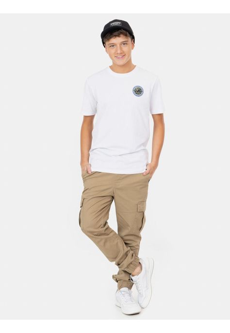 Polera MC Vintage Surf Shark  Blanco Infantil Maui And Sons-3