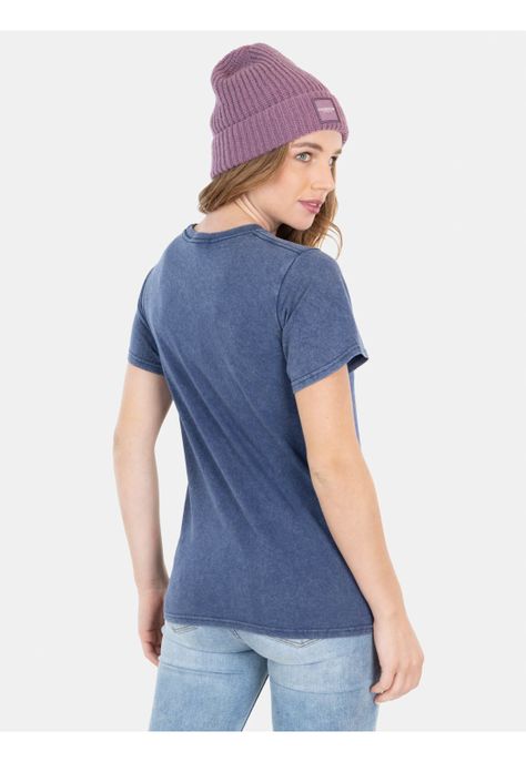 Polera Rock Tour T-Shirt Azul Mujer Maui And Sons-1