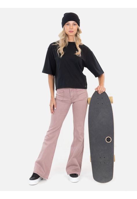 Jeans OnFire Rosado Mujer Maui And Sons-3