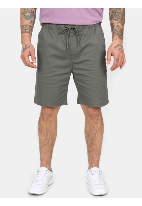 Bermuda Jogger Triey Verde Hombre Maui And Sons-0