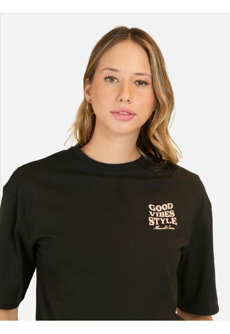 Polera MC Honu Negro Mujer Maui And Sons-2