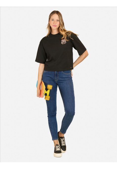 Polera MC Honu Negro Mujer Maui And Sons-3