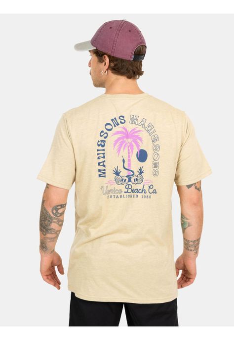 Polera MC Beach Cy Café Hombre Maui And Sons-1