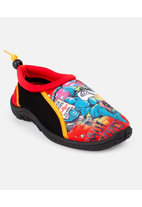 ZAPATOS DE AGUA PUA KD SHARK ROJO NIÑO MAUI AND SONS-1