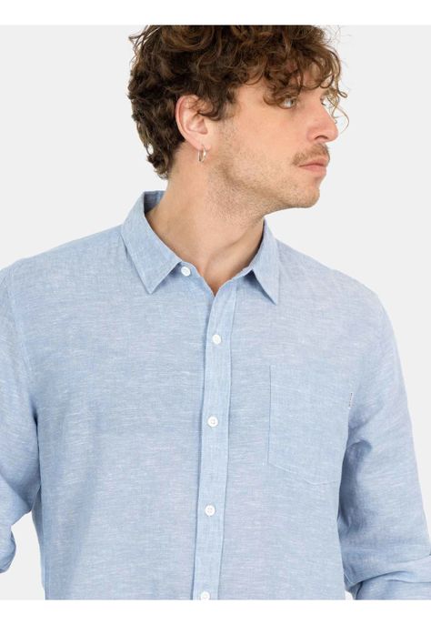 Camisa ML Aloha Azul Hombre Maui And Sons-3