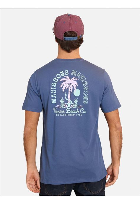Polera MC Vintage Sunset Azul Hombre Maui And Sons-1