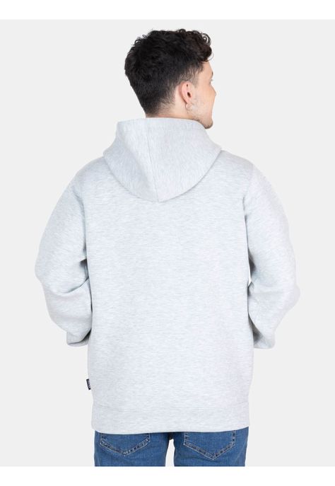 Poleron Canguro Deep Gris Hombre Maui And Sons-1