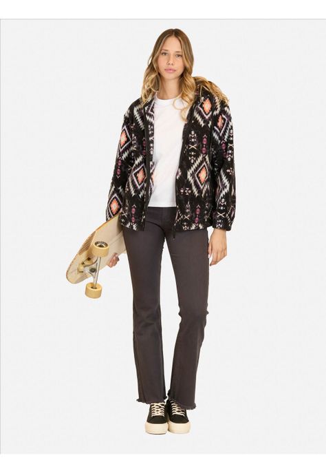 Poleron Micropolar Guard Multicolor Mujer Maui And Sons-3