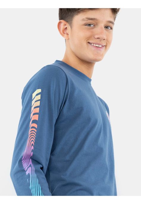 Polera ML Efery Azul Infantil Maui And Sons-2